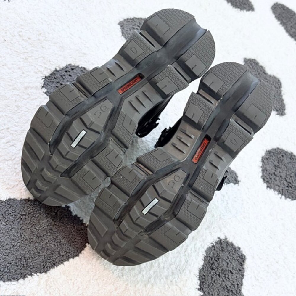 On Cloudrock 2 $220 Womens US Size 5 Black Waterproof All Terrain Hiking Boots - Picture 13 of 15